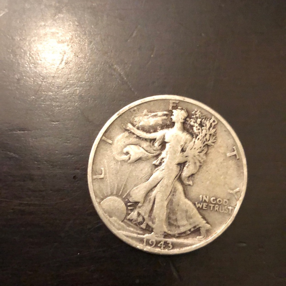 1943 s walking lady half dollar
